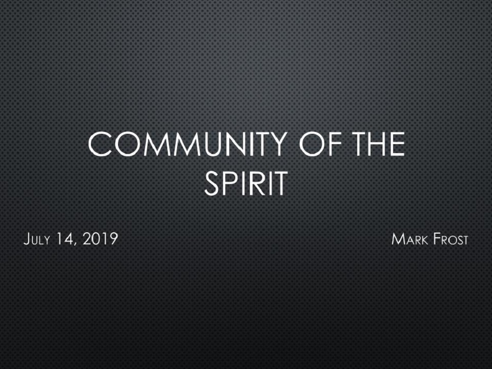 The Community of the Spirit Image